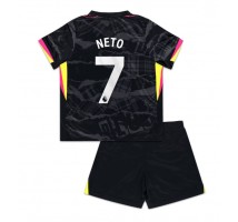 Chelsea Pedro Neto #7 Koszulka Trzecia dzieci 2024-25 Krótki Rękaw (+ krótkie spodenki)